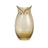 IMAX, Ambra Large Glass Owl Vase