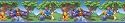 Pooh Scenic Self-Stick Wall Border, 5-Inch x 15-Foot