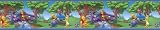 Pooh Scenic Self-Stick Wall Border, 5-Inch x 15-Foot