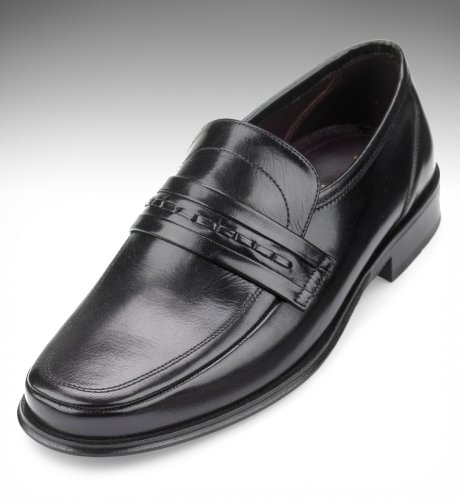 Collezione Wide Fit Leather Saddle Loafer