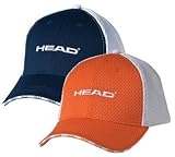 Head Double Mesh Hat Navy - Available in Orange or Navy