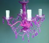 Hot Pink Chandelier