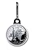 NEW YORK State Quarter Mint Image 1 inch Zipper Pull Charm