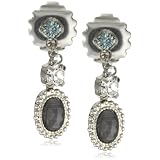 wooden earring rack Sorrelli Pewter Simple Drop Sil