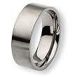 Flat Brushed Titanium Ring (8.0 mm) - Sizes 6-13