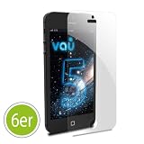 vau Screengards - Displayschutzfolie f�r Apple iPhone 5 (6er-SET: ultra transparente Schutzfolie, unsichtbar)von "vau"
