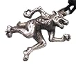 Werewolf Wolf Man Wolfman Real Pewter Pendant Necklace
