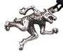Werewolf Wolf Man Wolfman Real Pewter Pendant Necklace