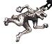 Werewolf Wolf Man Wolfman Real Pewter Pendant Necklace