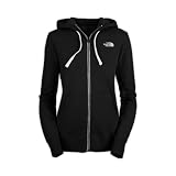 Womens The North Face Logo Full Zip Hoodie TNF Black