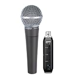 Shure SM58-X2U Cardioid Dynamic Microphone with X2U XLR-to-USB Signal Adapter