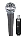 Shure SM58-X2U Cardioid Dynamic Microphone with X2U XLR-to-USB Signal Adapter