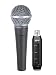 Shure SM58-X2U Cardioid Dynamic Microphone with X2U XLR-to-USB Signal Adapter