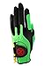 Zero Friction Junior Golf Gloves, Left Hand, One Size Golf, Lime Green