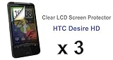 HTC Inspire 4G/ Desire HD Clear Screen Guard x3