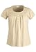 Avenue Plus Size Eyelet Trim Slub Henley Tunic (BLACK,30/32)