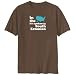 T-Shirt Brown  In The Usa It Is Spoken In South Estonian  Languaje