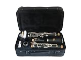 Hallelu HCL- 200 Clarinet W/case Nickel Plated Keys 1 Year Warranty