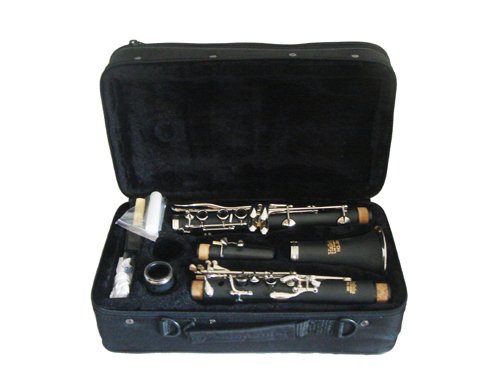 Hallelu HCL- 200 Clarinet w/case Nickel Plated Keys 1 Year Warranty.