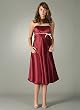 Sweetheart A-Line Tea-Length Formal for Bridesmaid Formal Prom