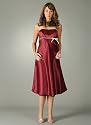 Sweetheart A-Line Tea-Length Formal for Bridesmaid Formal Prom