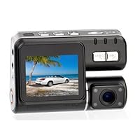 HD 720P Dual Lens IR Night Vision Car DVR Camera Dash Cam Video Recorder Motion Detection