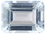 AVG 1.50CT 8X6MM EMERALD CUT AQUAMARINE FROM BRAZIL