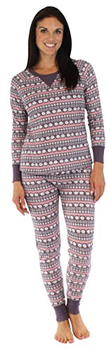 bSoft Women's Sleepwear Long Sleeve Thermal Underwear Pajama PJ Set