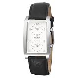 Swiss Military Hanowa Men's 06-4019-04-001 Globe Trotter White Dial Leather Strap Watch