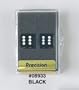 16mm Opaque Precision Backgammon Dice, Black/White, 1 pair