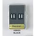 16mm Opaque Precision Backgammon Dice, Black/White, 1 pair