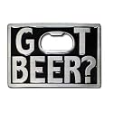 Got Beer? Bottle Opener Belt Buckle