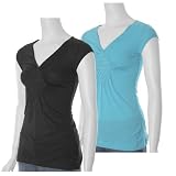 Banana Republic Junior Cap Sleeve Top w  Woven Diamond Design
