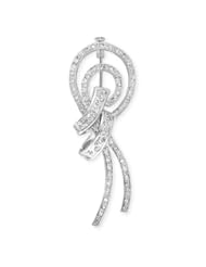 C.Z. Diamond (.925) S/S Classic Twist Pin