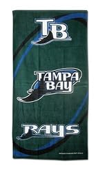 Tampa Bay Rays Fiber Reactive Pool/Beach/Bath Towel (Team Color)