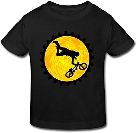 EVAMPIRE Unisex Funny BMX Cycling T Shirt For Kids 2-6 Years Old