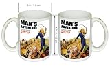 A Mans Adventure Little Pills Passion pulp COFFEE MUG