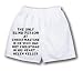 White Boxer Short with The only blind person at Christmastime is he who has not Chris...