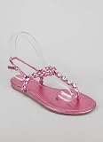 Braided Jewel T-Strap Sandal