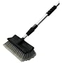 Detailer's Choice 4B360 Tri-Level Flow-Thru Vehicle Wash Brush with 72" Telescoping Handle