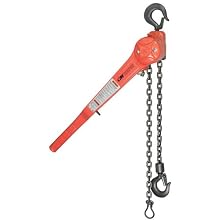 CM 4047 Aluminum Alloy Puller Lever Hoist, 21.25" Lever, 3 ton Capacity, 5' Lift Height