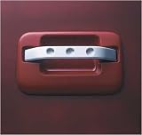 All Sales MFG Billet Aluminum Custom Replacement Door Handles Dimple Cadillac Escalade 2007 to 2008 Polished, One Pair, Handles Only