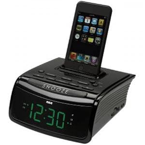 RCA RCA RC59I Alarm Clock Radio with iPod Dock 0.6 green LED display Wake to iPod, radio,... by RCA