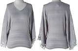 ROMEO & JULIET COUTURE Sequined Kimono Sleeve Sweater
