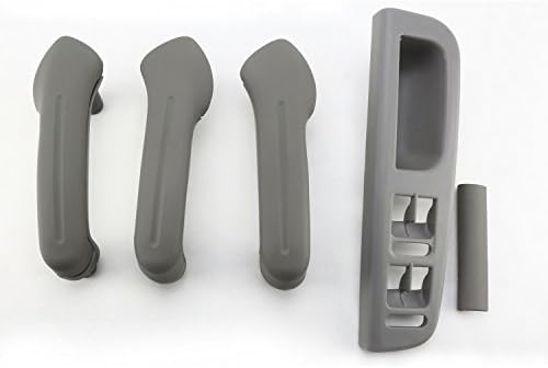 Generic Grey Interior Door Grab Handle Cover Switch Bezel Set Fit for Jetta Golf Mk4