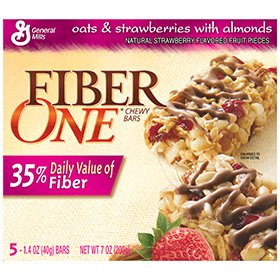 Fiber One Chewy Bars, Oats 'n Strawberry with Almonds