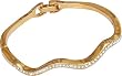 Fashion Link Bracelets Jewelry India Gold Plated Metal with Cubic Zirconia (KB378)