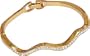 Fashion Link Bracelets Jewelry India Gold Plated Metal with Cubic Zirconia (KB378)