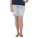 Juniors' Plus-Size Pure Energy Blue Ingigo Basic Skirt