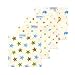 Baby Bandana Bibs By Little Cheeky (set of 4) Pure Cotton-Absorbent-Unisex-Adjustable-with non-metal Snaps